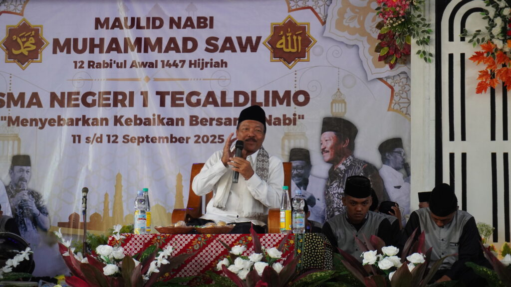 Memperingati Maulid Nabi Muhammad SAW 1447 H di SMAN 1 Tegaldlimo
