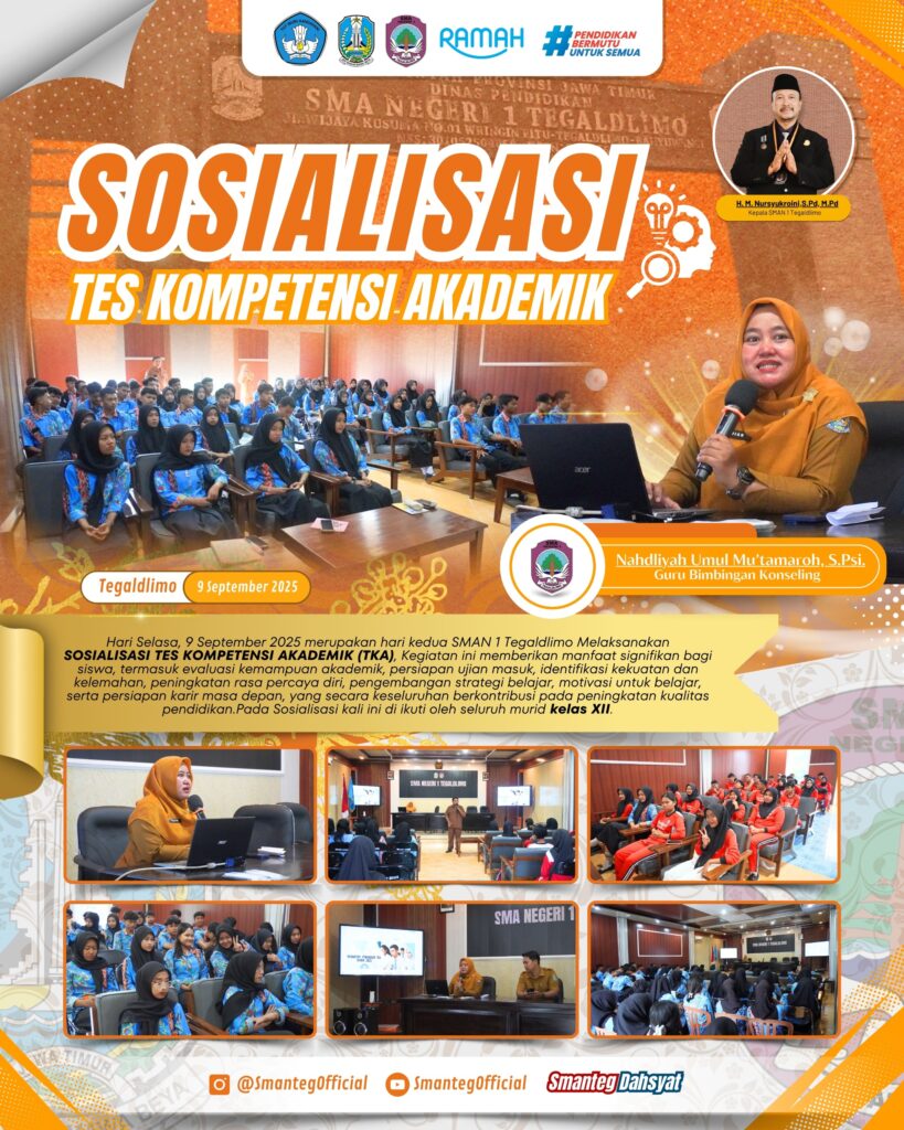Sosialisasi Tes Kompetensi Akademik SMAN 1 Tegaldlimo: Bekal Penting untuk Siswa Kelas XII